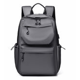 Trendy "Korean Style" Aesthetic Backpack College Student Large Capacity School Bag Minimalist 15.6" Laptop Travel Daypack Customizable Multi-Pocket Rucksack with Printable Logo