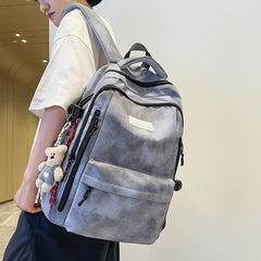 Urban Pulse 2026 Large-Capacity Student Backpack – Trendy Minimalist Schoolbag for Middle/High School & College Versatile "Couple Style" Casual Rucksack