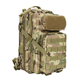 Rugged 25L Tactical "3P" Assault Pack Military-Style Camouflage Training Backpack Water-Resistant 600D Encrypted Polyester Rucksack Heavy-Duty Outdoor Camping & Fitness Bag
