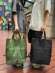 2-in-1 Convertible Backpack Tote Water-Resistant Large Capacity Travel Bag with Shoe Compartment Lightweight Multi-Functional Daypack for Gym, School & Weekend Trips