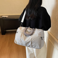 2026 Women’s Multi-Functional Travel Duffel Lightweight Large Capacity Fitness Bag Waterproof Crossbody Sports Tote Portable Short-Distance Luggage & Storage Bag