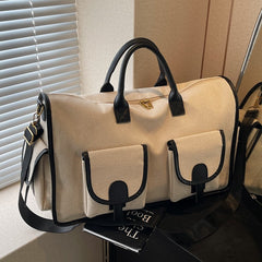 2026 Women’s Large-Capacity Travel Duffel Lightweight Multi-Functional Short-Trip Luggage Waterproof Sports & Fitness Boarding Bag Chic Portable Overnight Storage Tote