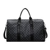 High-End Executive Travel Duffel - Large Capacity Short-Distance Business Luggage - Fashionable Waterproof Sports Crossbody & Weekender Bag for Professionals