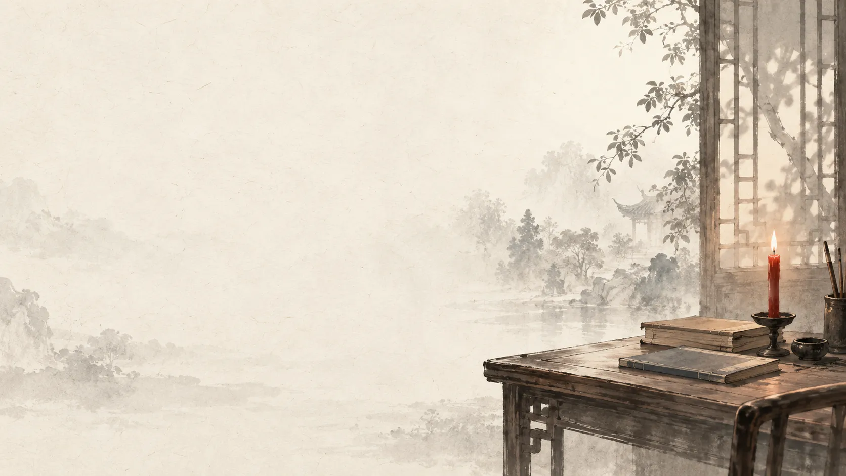 闻一多篇的原创水墨意象