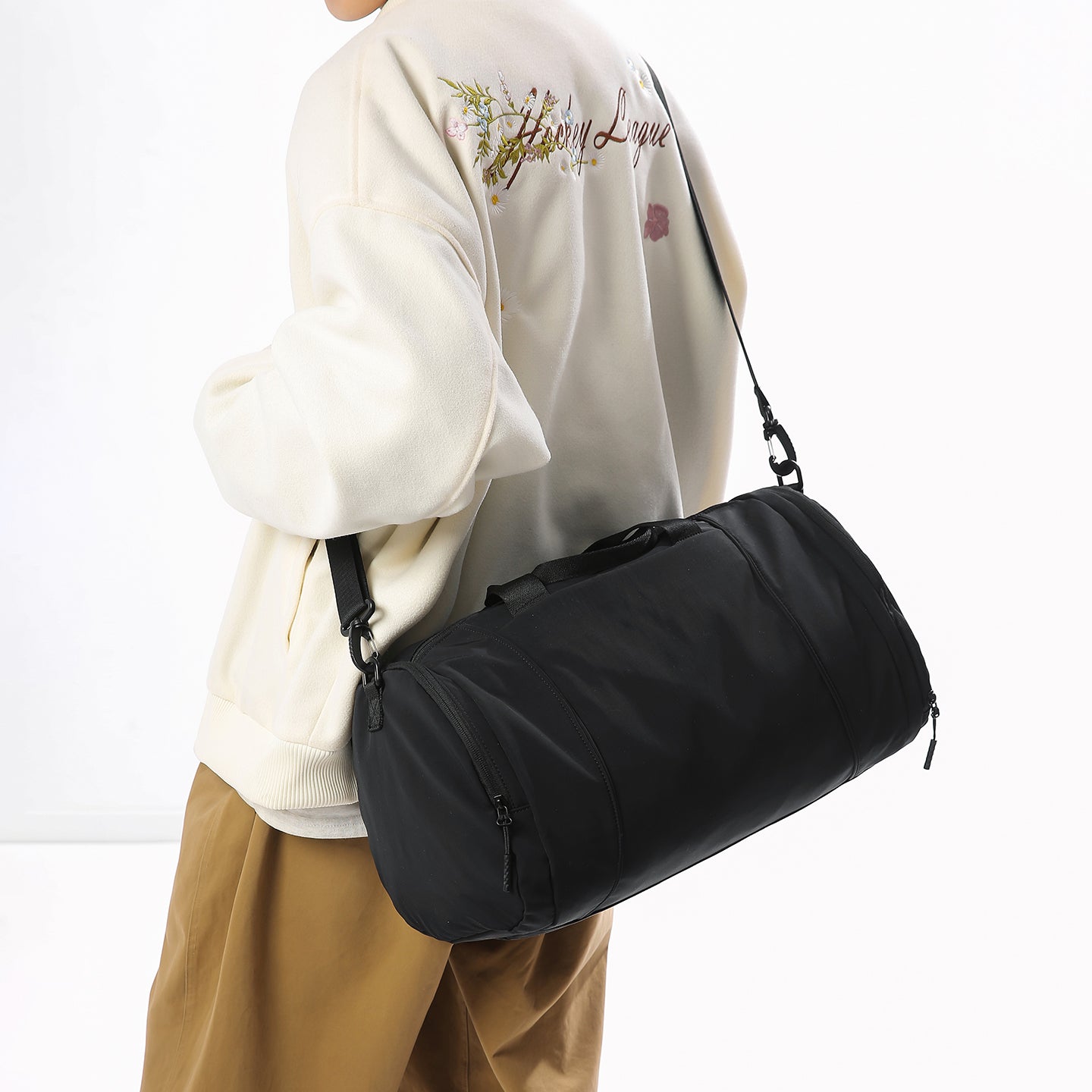 Professional 3-in-1 Travel & Fitness Duffel - Large Capacity Oxford Weekender Bag with Independent Shoe Compartment & Wet/Dry Separation - Lightweight Crossbody Boarding Bag