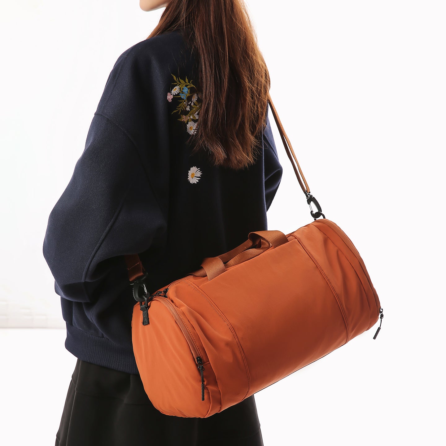 Professional 3-in-1 Travel & Fitness Duffel - Large Capacity Oxford Weekender Bag with Independent Shoe Compartment & Wet/Dry Separation - Lightweight Crossbody Boarding Bag