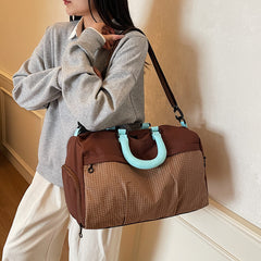 2026 Women’s Multi-Functional Travel Duffel Lightweight Large Capacity Fitness Bag Waterproof Crossbody Sports Tote Portable Short-Distance Luggage & Storage Bag