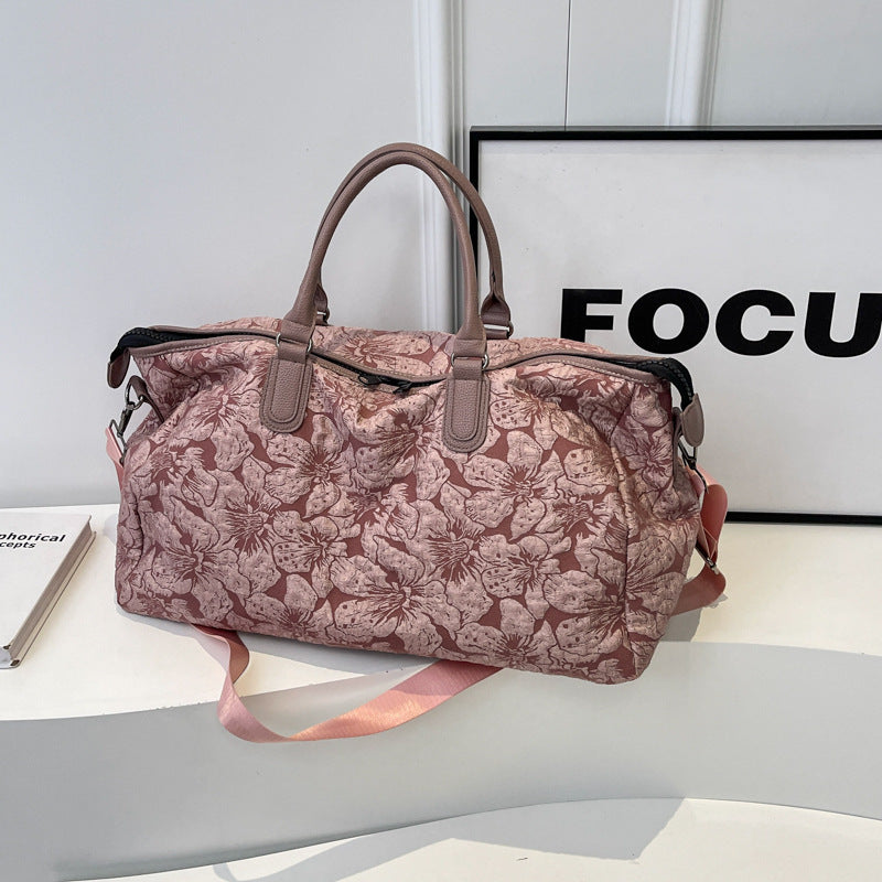 Premium Women’s Travel Duffel Large Capacity Lightweight Weekender High-End Business & Sports Bag with Wet/Dry Separation Versatile Student Carry-On Luggage