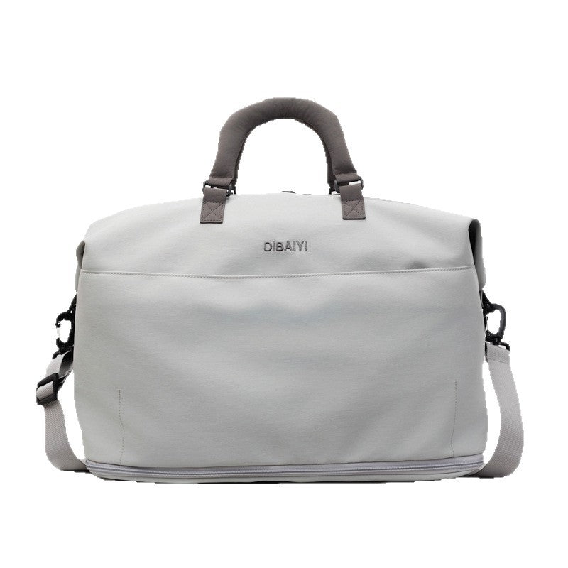 2026 Korean Style Expandable Travel Duffel Foldable Lightweight Sports & Fitness Bag Large Capacity Short-Distance Business Trip Luggage Portable Multi-Functional Weekend Tote