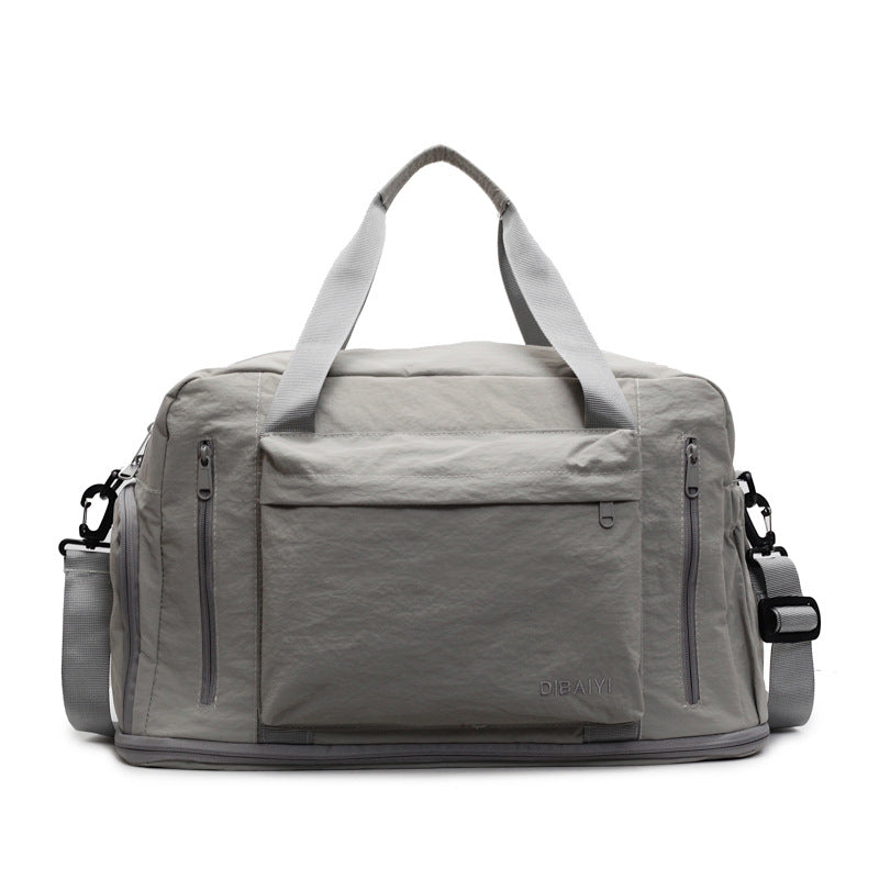 Wholesale Large Capacity Travel Duffel Water-Resistant Sports & Fitness Bag Fashionable Short-Distance Weekend Tote Portable Carry-on Luggage with Wet/Dry Separation