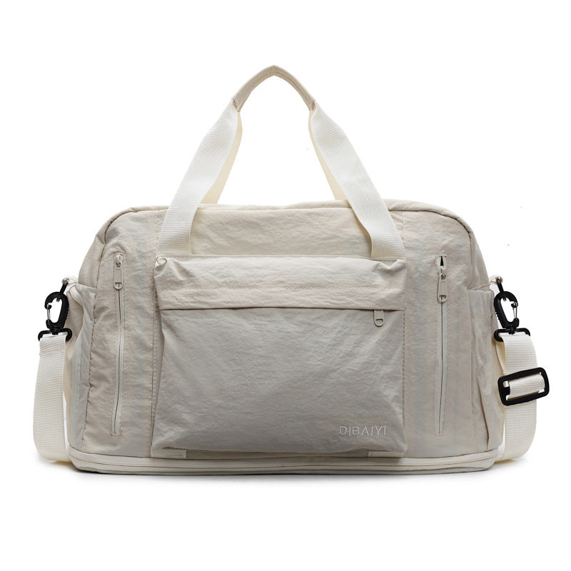 Wholesale Large Capacity Travel Duffel Water-Resistant Sports & Fitness Bag Fashionable Short-Distance Weekend Tote Portable Carry-on Luggage with Wet/Dry Separation