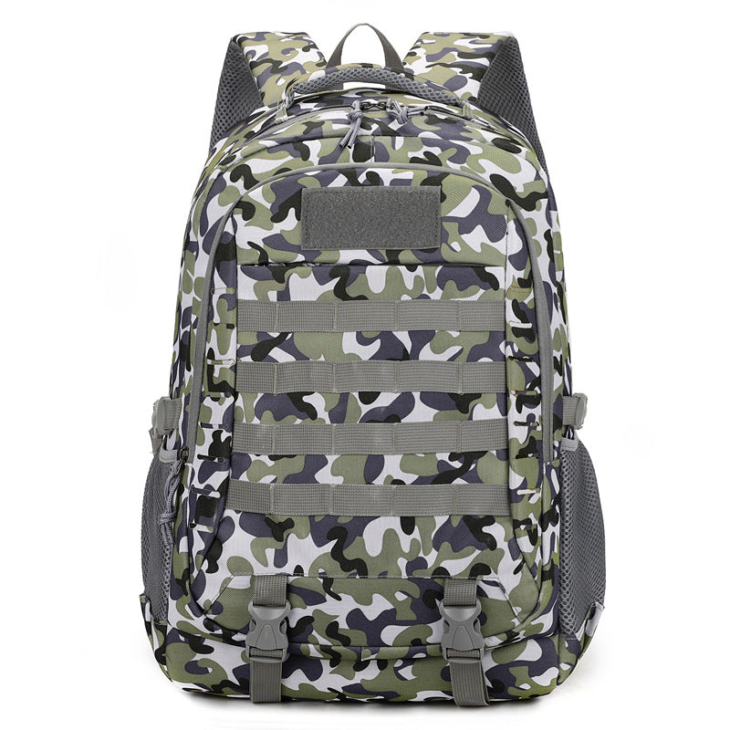 40L Tactical Military-Style Backpack Large Capacity Water-Resistant Camouflage Daypack Multi-Functional Outdoor Hiking & Mountaineering Bag Rugged Travel Rucksack for Students & Adventurers