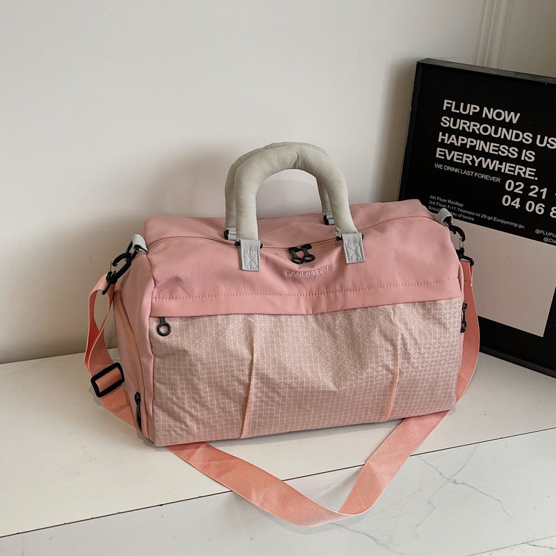 2026 Women’s Multi-Functional Travel Duffel Lightweight Large Capacity Fitness Bag Waterproof Crossbody Sports Tote Portable Short-Distance Luggage & Storage Bag