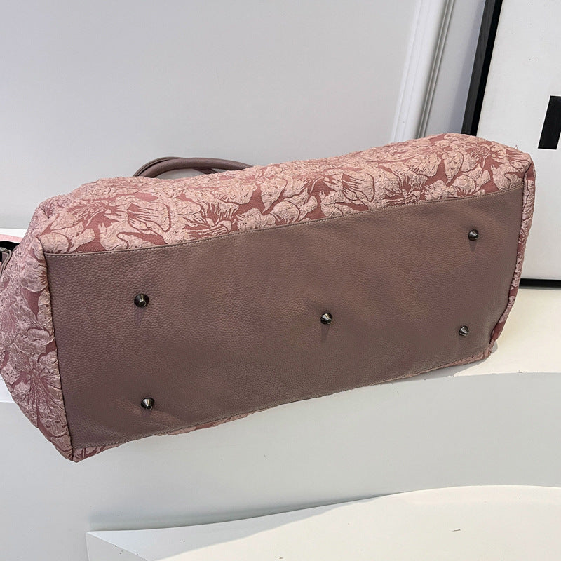 Premium Women’s Travel Duffel Large Capacity Lightweight Weekender High-End Business & Sports Bag with Wet/Dry Separation Versatile Student Carry-On Luggage