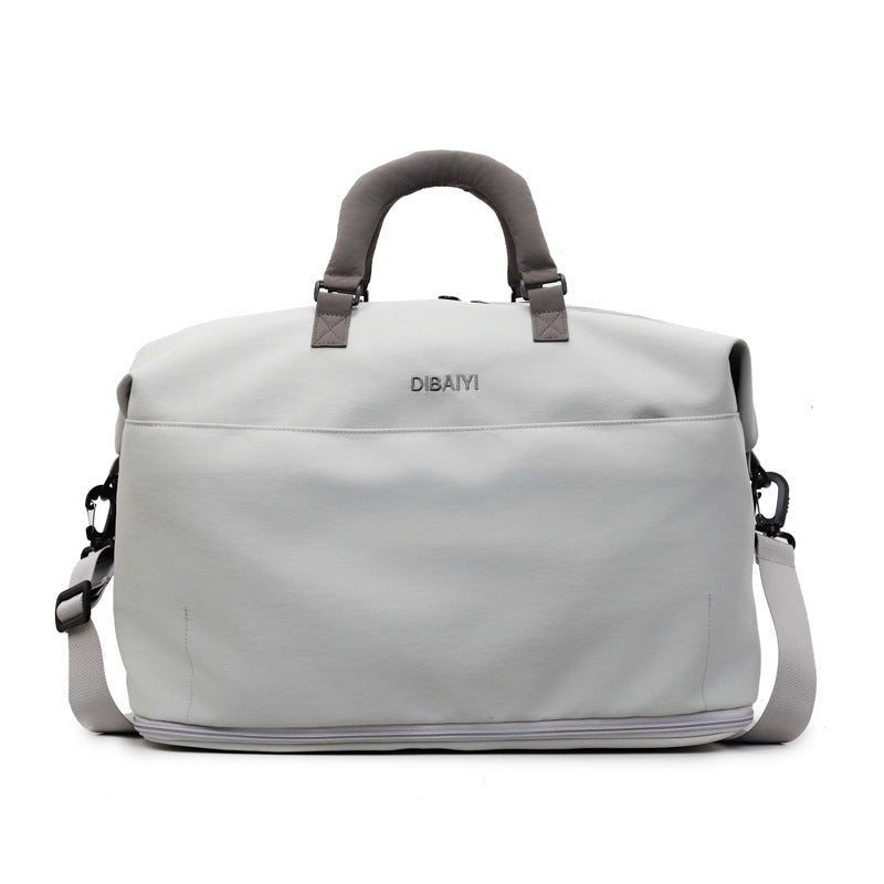 2026 Korean Style Expandable Travel Duffel Foldable Lightweight Sports & Fitness Bag Large Capacity Short-Distance Business Trip Luggage Portable Multi-Functional Weekend Tote