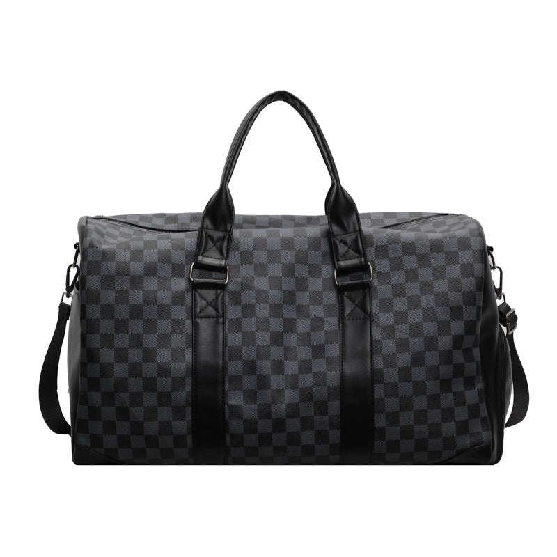 High-End Executive Travel Duffel - Large Capacity Short-Distance Business Luggage - Fashionable Waterproof Sports Crossbody & Weekender Bag for Professionals