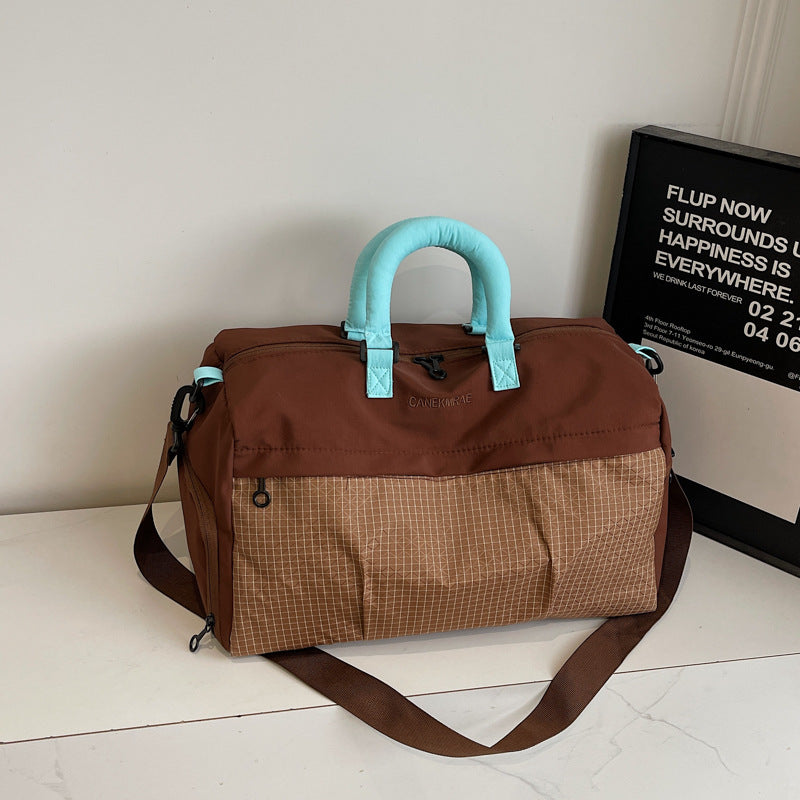 2026 Women’s Multi-Functional Travel Duffel Lightweight Large Capacity Fitness Bag Waterproof Crossbody Sports Tote Portable Short-Distance Luggage & Storage Bag