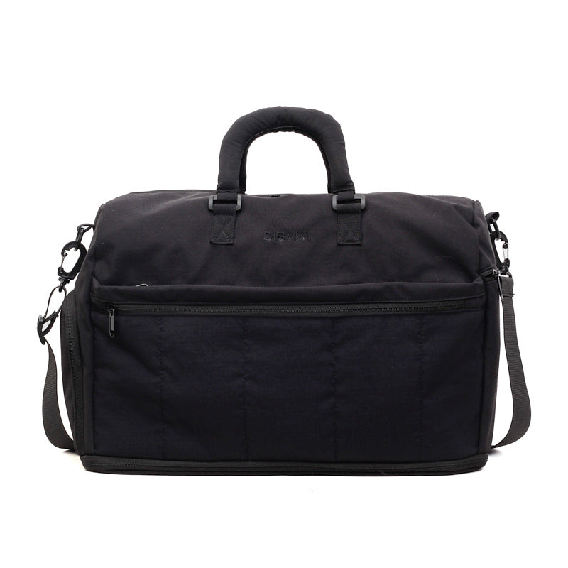 Wholesale 2026 Korean Style Expandable Travel Duffel Lightweight Yoga & Fitness Bag Simple Large-Capacity Sports Storage Portable Multi-Functional Luggage Tote