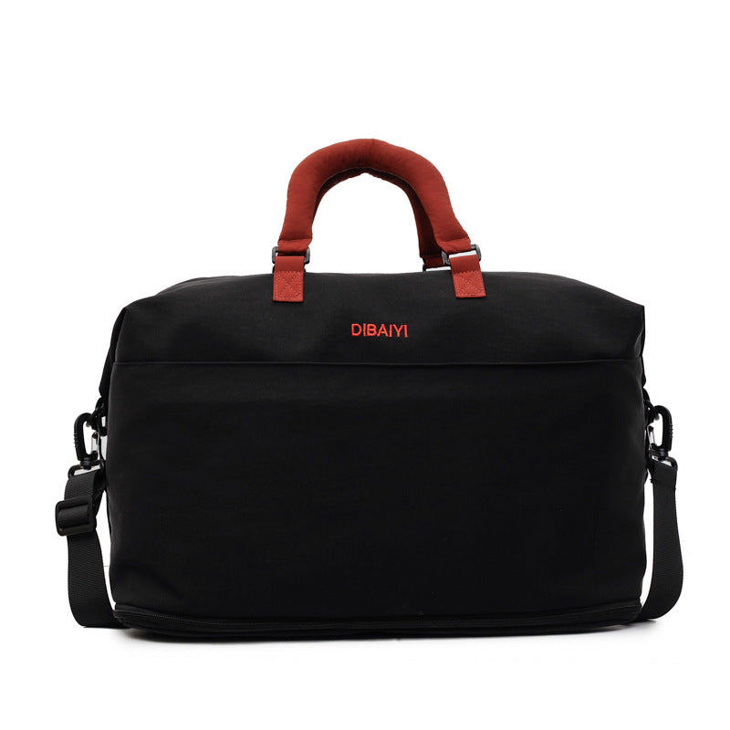 2026 Korean Style Expandable Travel Duffel Foldable Lightweight Sports & Fitness Bag Large Capacity Short-Distance Business Trip Luggage Portable Multi-Functional Weekend Tote